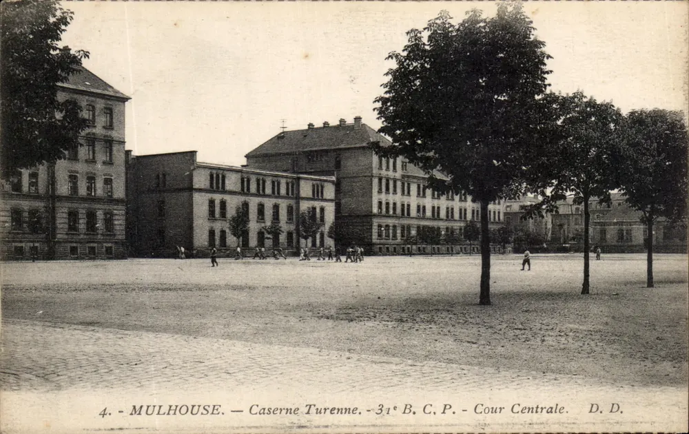Mulhouse — Caserne Turenne — Cour Centrale — 31e B.C.P. - Vorderseite