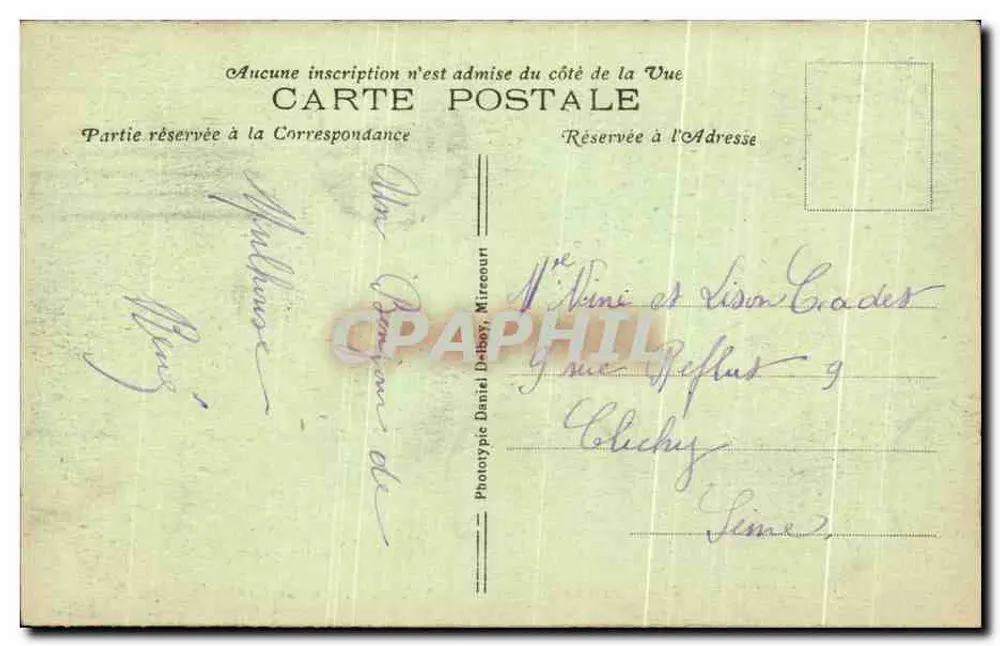 Mulhouse — Caserne Turenne — Cour Centrale — 31e B.C.P. - Rückseite