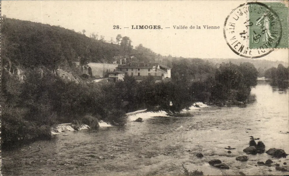 Vale da Vienne — Limoges — Gouffre do Gantre — Editor: Gouffre do Gantre, Limoges - Frente