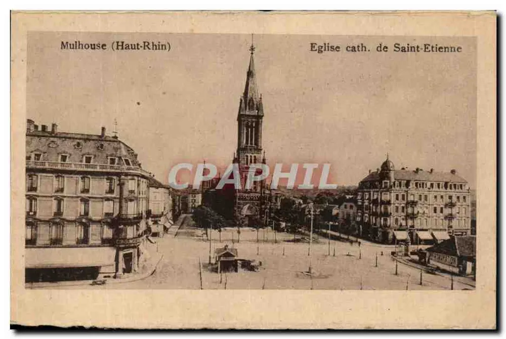 Mulhouse (Haut-Rhin) — Katholische Kirche Saint-Étienne — Verleger nicht sichtbar - Vorderseite