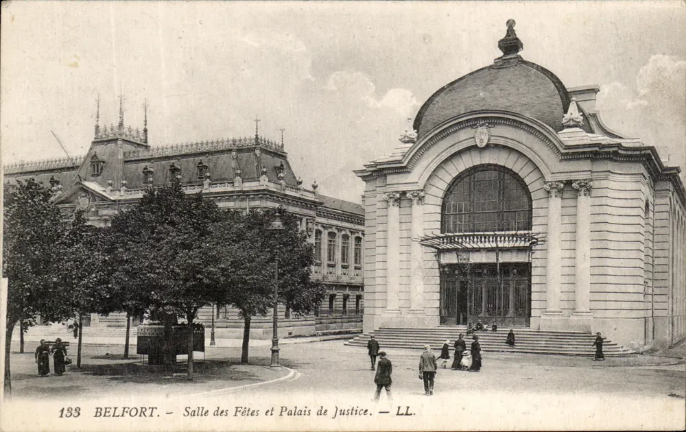Belfort — Saal der Feste und Palast der Justiz — LL. N° 133 - Vorderseite