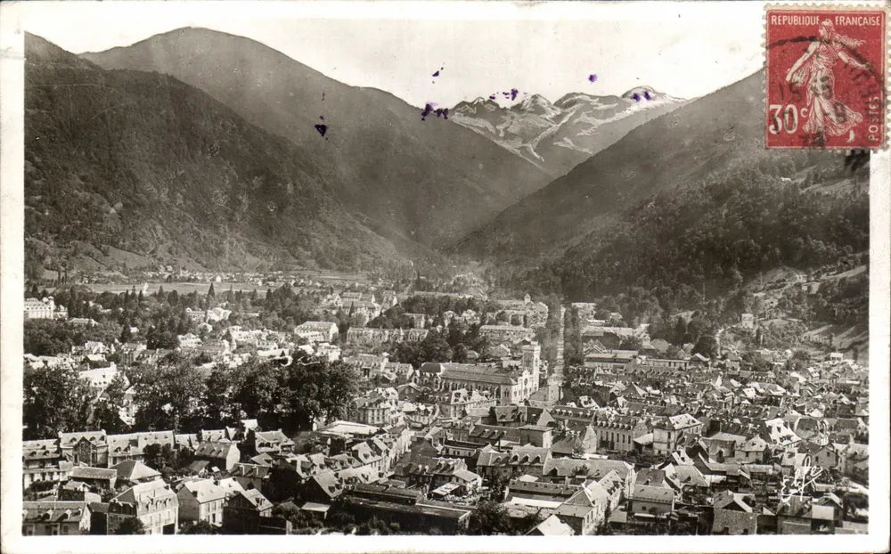 Luchon — Vista Geral — Edição Frère & Toulouse - Frente