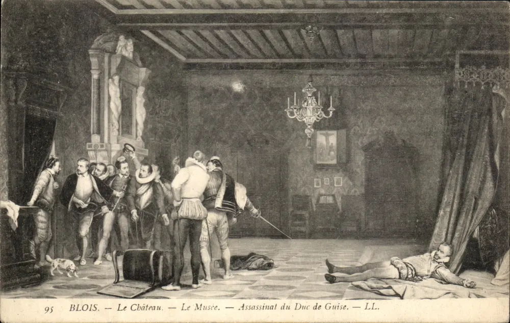 Blois — Das Schloss — Das Museum — Mordanschlag auf den Herzog von Guise — LL. - Vorderseite
