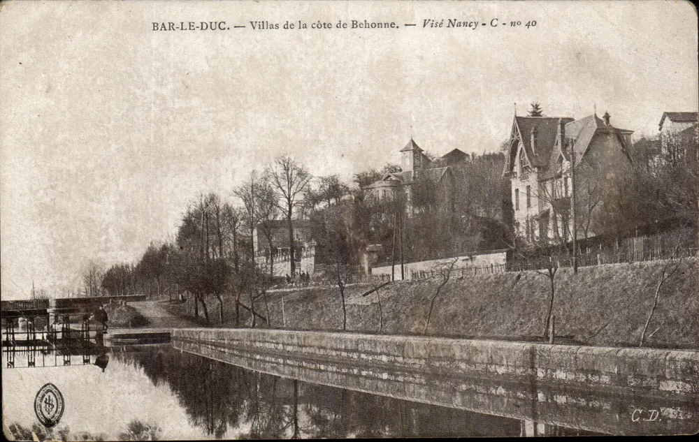 Bar-le-Duc — Villas de la côte de Behonne — Visé Nancy - C - n° 40 - Recto
