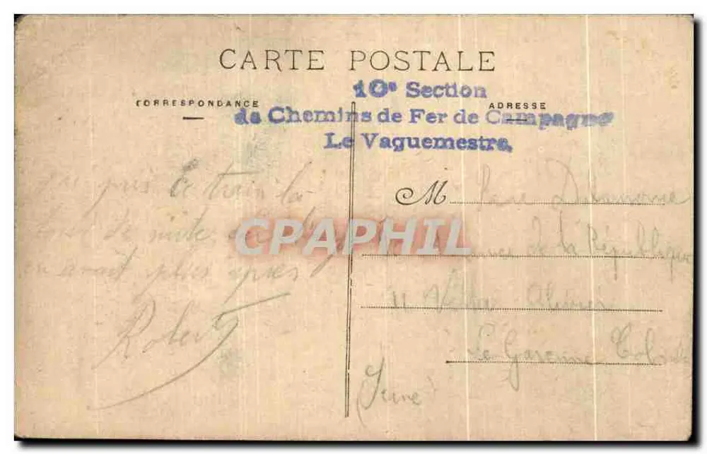 Bar-le-Duc — Villas de la côte de Behonne — Visé Nancy - C - n° 40 - Verso