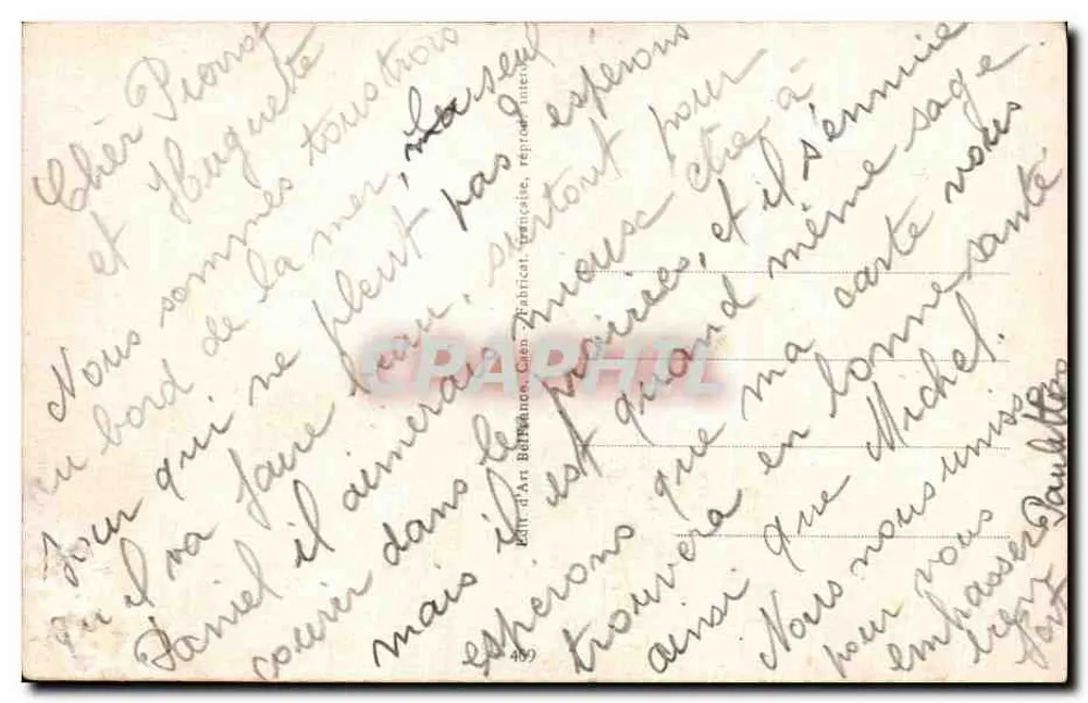 Deux enfants en costume folklorique — scène de rue — éditeur FAD, signé Maldy - Verso