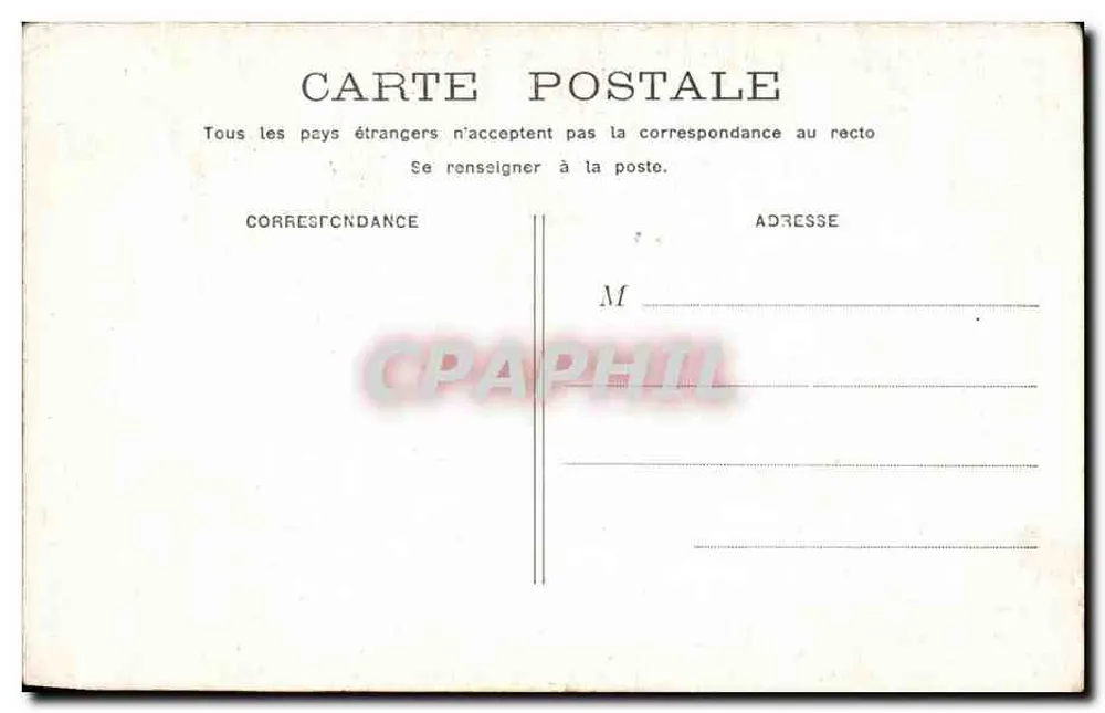 Duas mulheres de bicicleta — Rue de la Paix, Paris — editor desconhecido, n°5 - Verso