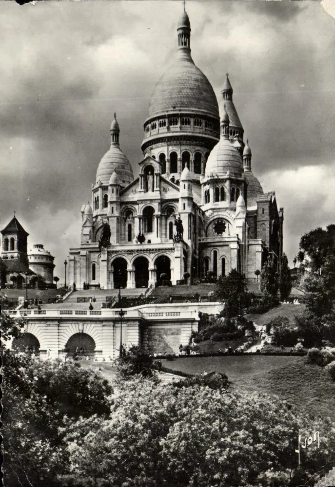 Basilika des Heiligen Herzens von Montmartre — Panoramablick — Verlag Lyon, Nr. 6510 - Vorderseite