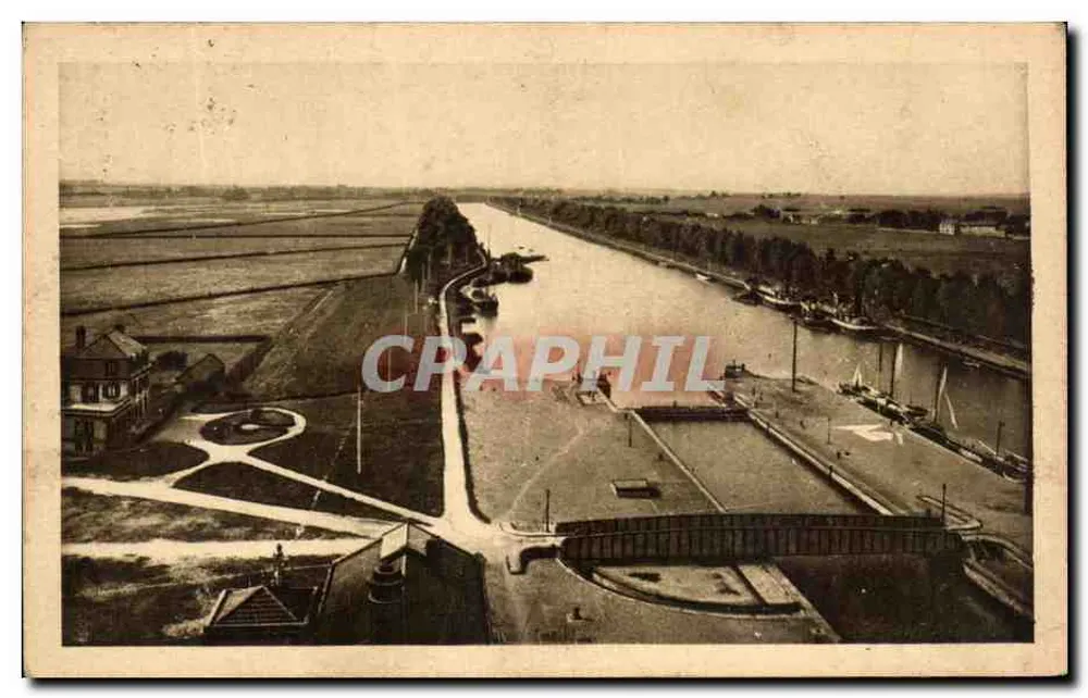 Ouistreham - Rico-Bella — Der Hafen, der Kanal — Verlag PHIL. OSMER - NÉGATIF - Vorderseite