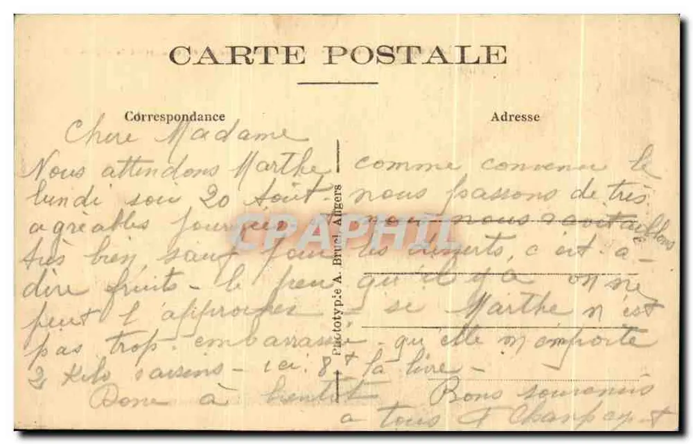 Perros-Guirec (C.-du-N.) — Die Corniche Straße — A.B. Nr. 110 - Rückseite