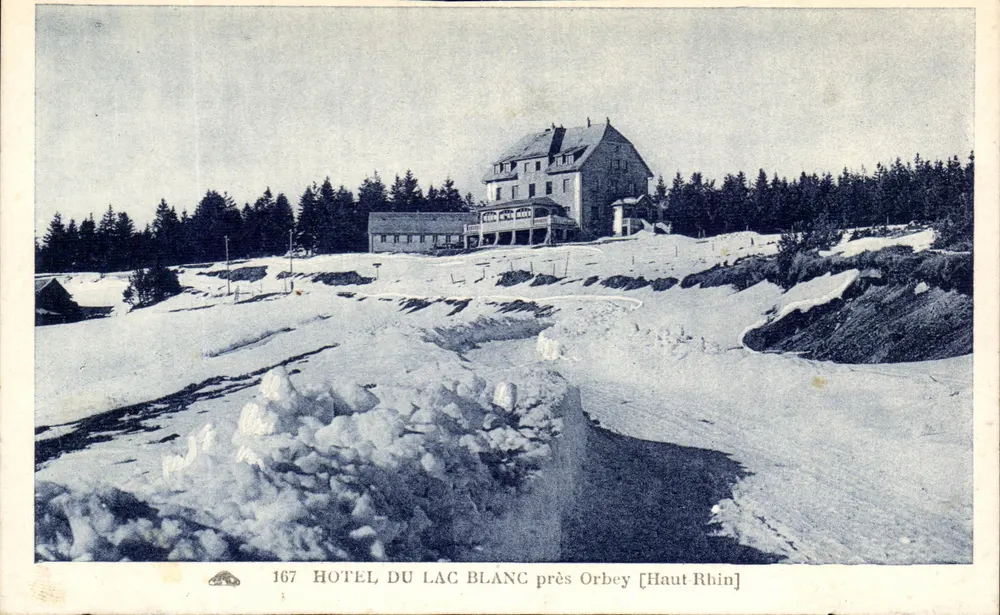 Hotel du Lac Blanc vicino a Orbey — Haut-Rhin — n° 167 - Recto