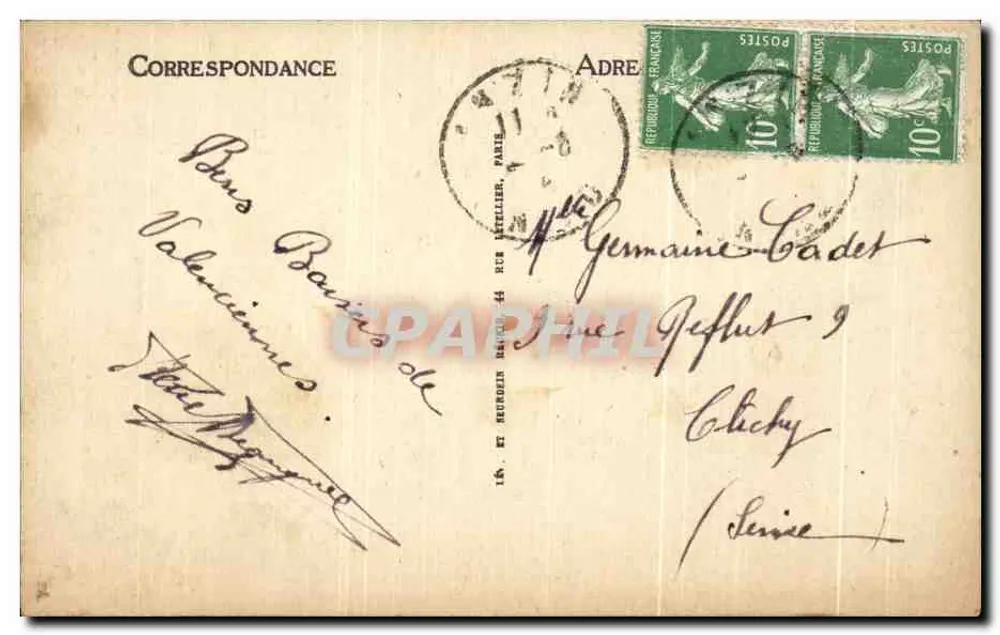 Valenciennes — Parque da Dodenne — LL - Verso
