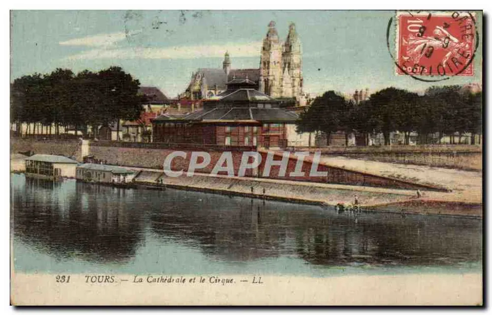 Tours — A Catedral e o Circo — LL. n° 231 - Frente