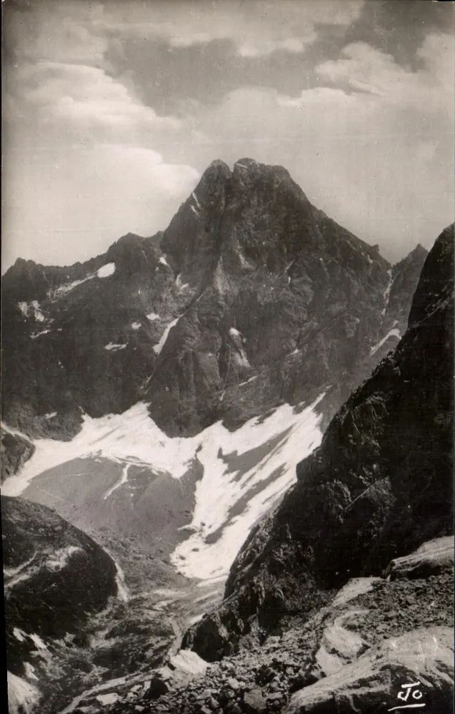 Die Alpen. Die Muraille de l'Olan (3.578 m.) von Ford Turbat — Abel - GAP - Vorderseite