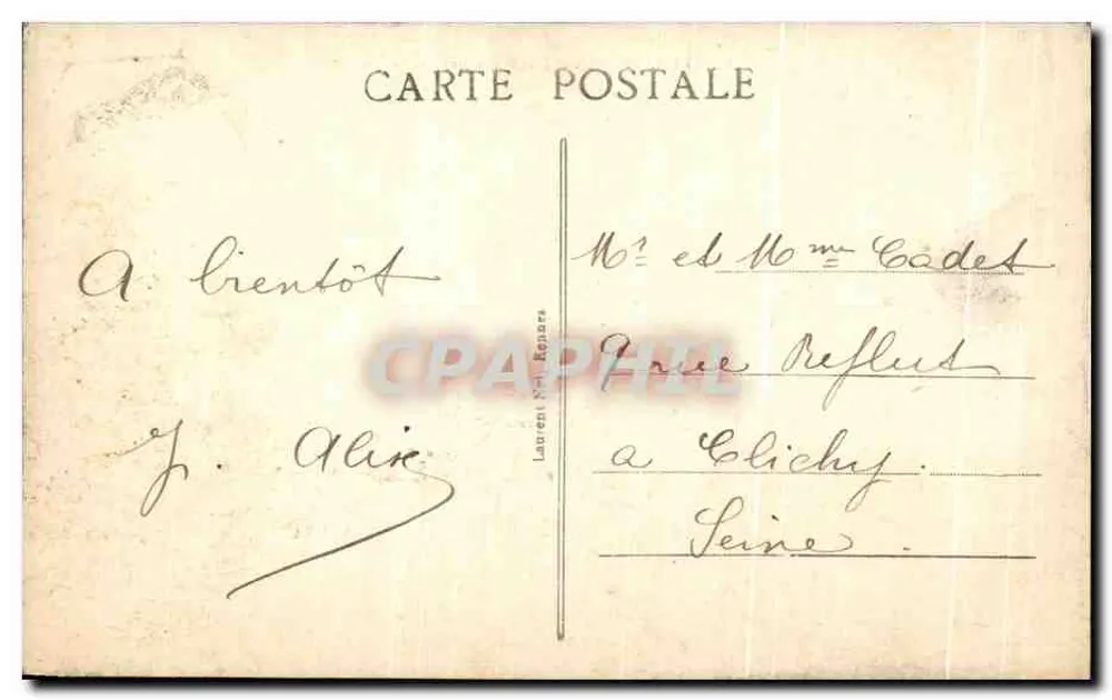 Rennes - Quai Duguy-Trouin und die Vilaine — Verlag Laurent, n° 4464 - Rückseite
