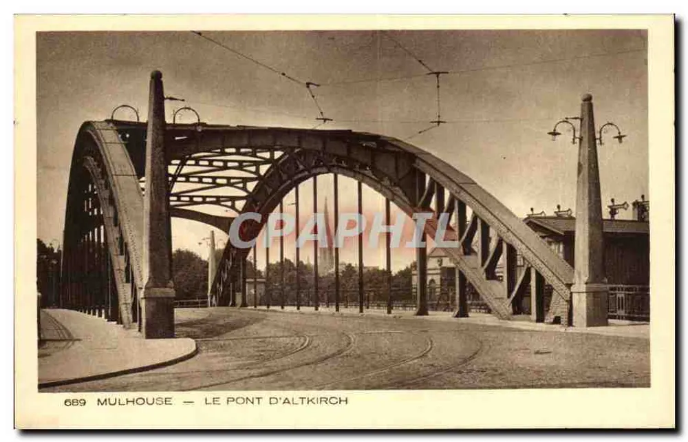 Mulhouse — O Ponte de Altkirch — Collection L'Alsace - Frente