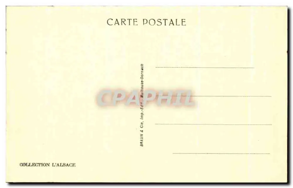 Mulhouse — O Ponte de Altkirch — Collection L'Alsace - Verso