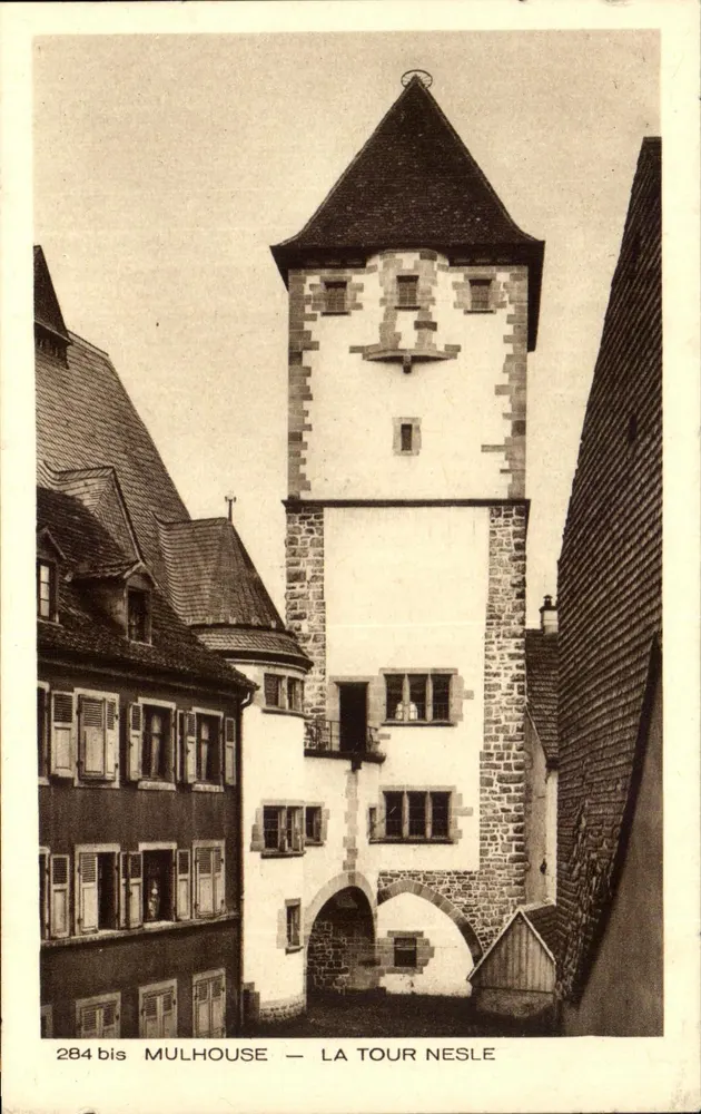 Mulhouse — A Torre Nesle — Coleção L'Alsace - Frente