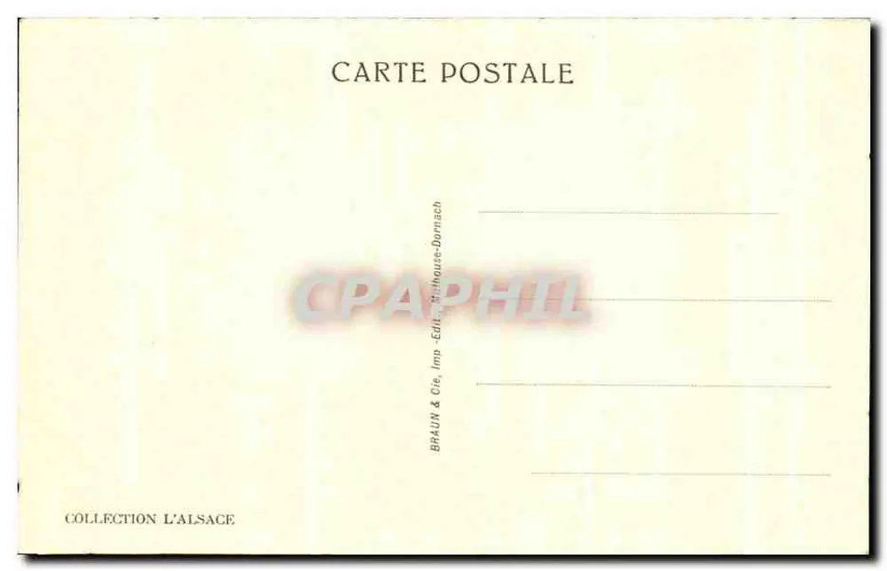 Mulhouse — A Torre Nesle — Coleção L'Alsace - Verso