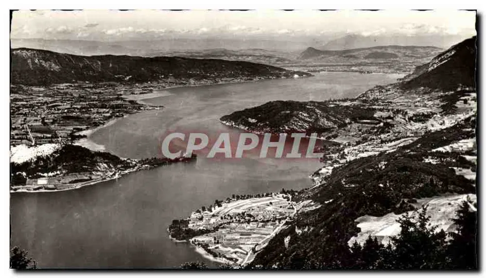 Lago de Annecy — vista aérea — Edição G.L. Annecy, n°57 - Frente