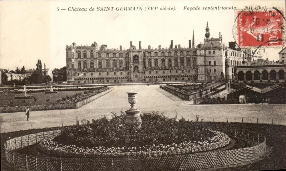 Castelo de SAINT-GERMAIN (século XVI) — Facha norte — ND Phot, série 5 - Frente