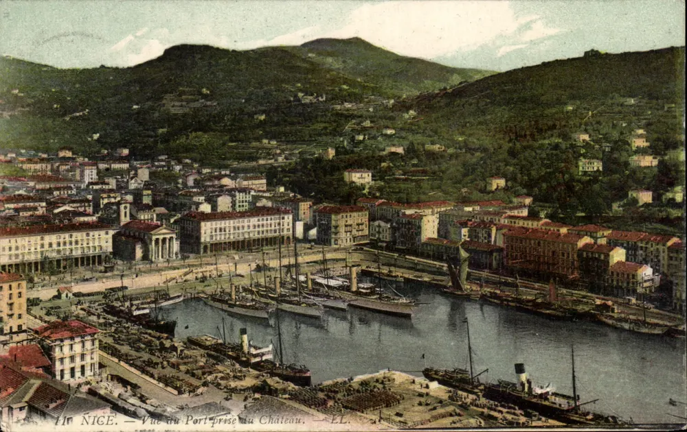 Nice — Vista do Porto tomado do Castelo — Editor EL - Frente
