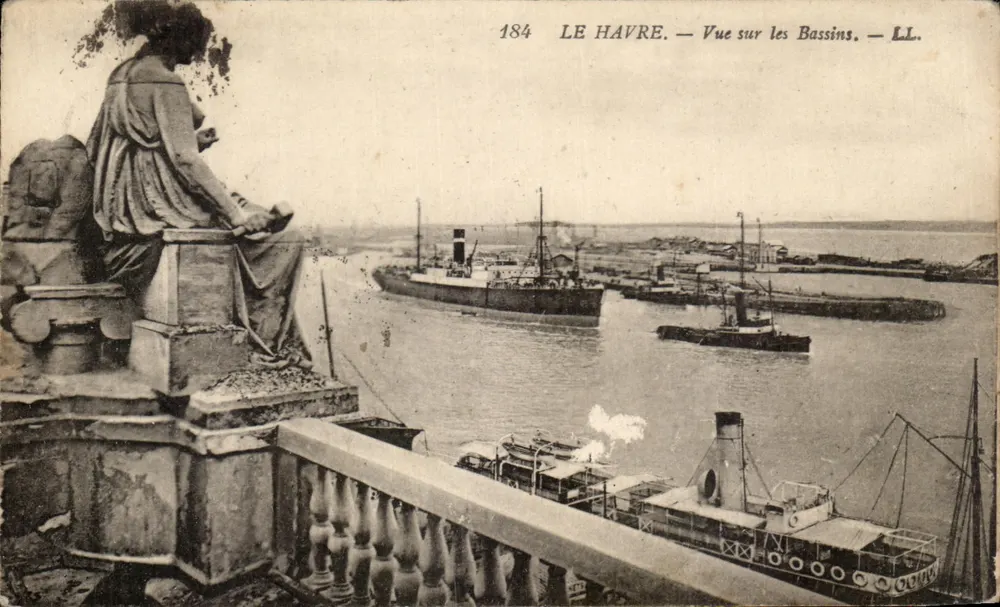 Le Havre — Ansicht der Basins — LL. — Nr. 184 - Vorderseite