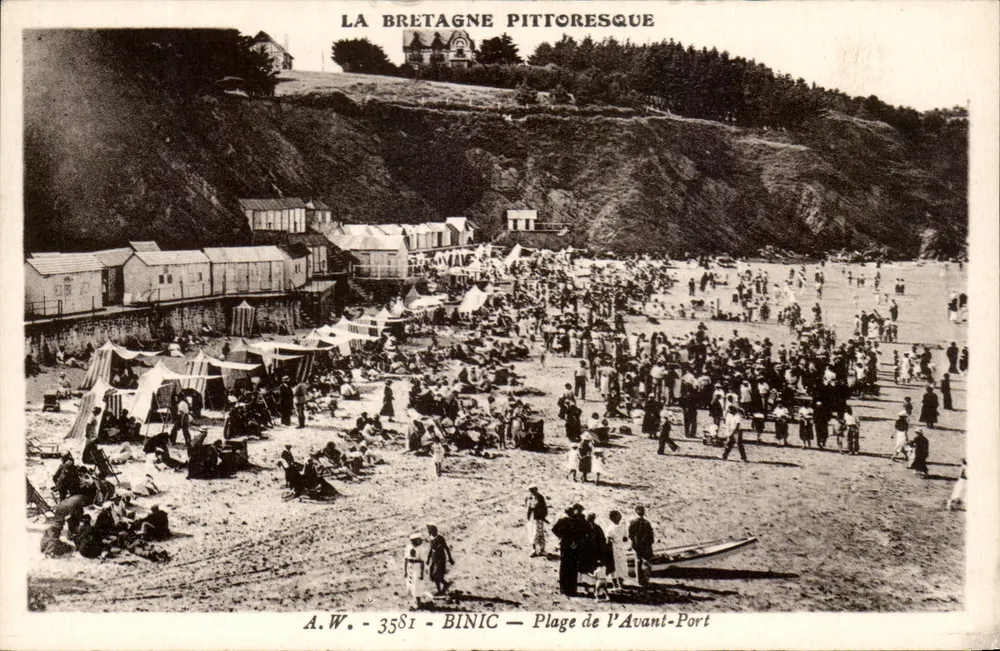 Binic — Strand des Avant-Ports — A.W. - 3581 - Vorderseite
