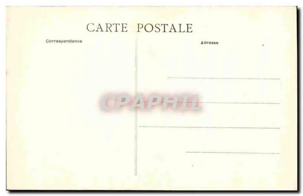 Corsept (Loire-Inf.) — Menhir do Champ-Cassis (lado Oeste) — Coleção F. Chapeau, Nantes - Verso