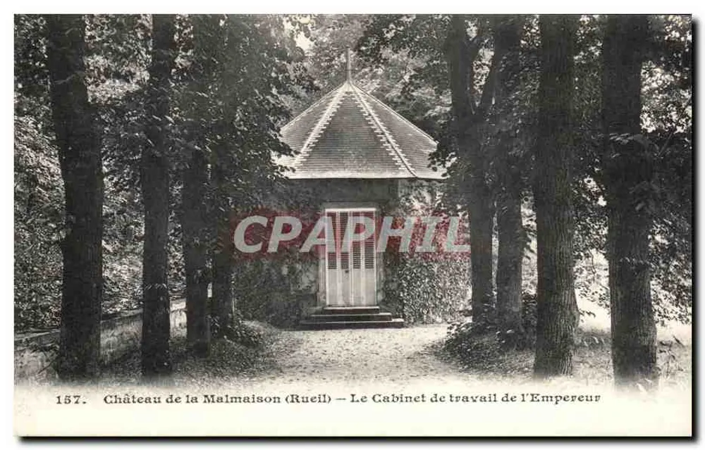 Schloss Malmaison (Rueil) — Das Arbeitszimmer des Kaisers — Nr. 157 - Vorderseite