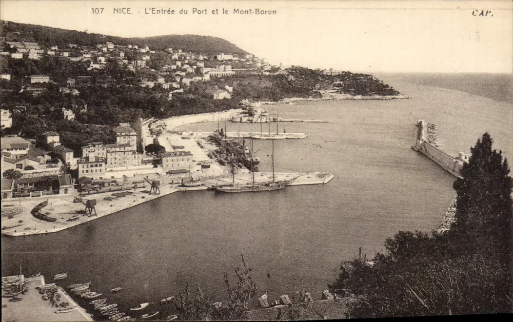 Nice - Der Hafen-Eingang und der Mont-Boron — CAP, Nr. 107 - Vorderseite