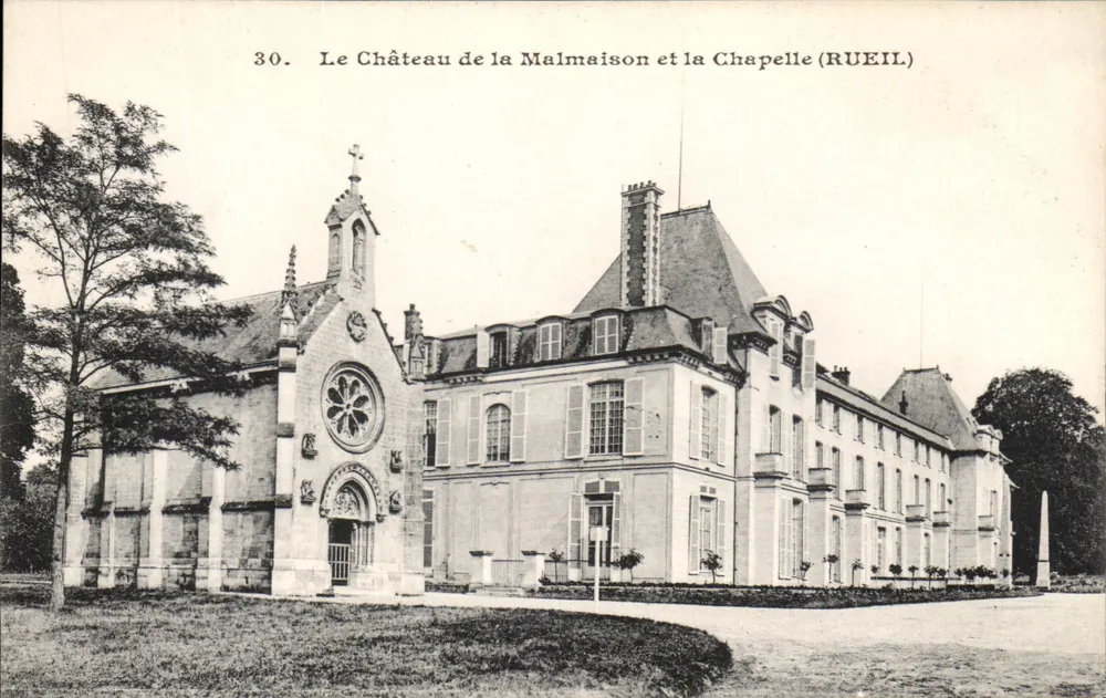 O Castelo de La Malmaison e a Capela (RUEIL) — n°30 — A. Ossart Edit Rueil - Frente