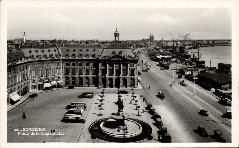 Bordeaux — Praça da Bolsa — LL, n° 291 - Frente