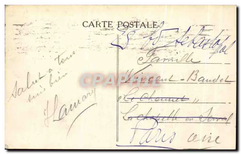 Bordeaux — Allgemeiner Blick von der Turm — A.H. 65 - Rückseite