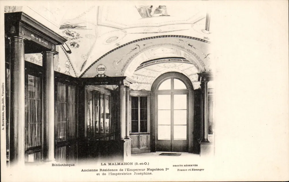 La Malmaison — Bibliothek — A. Bonnass, Verleger, Versailles - Vorderseite