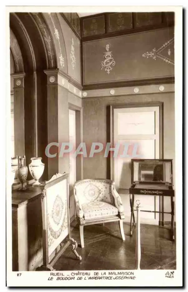 Rueil — Château de la Malmaison — Das Boudoir der Kaiserin Joséphine - Vorderseite