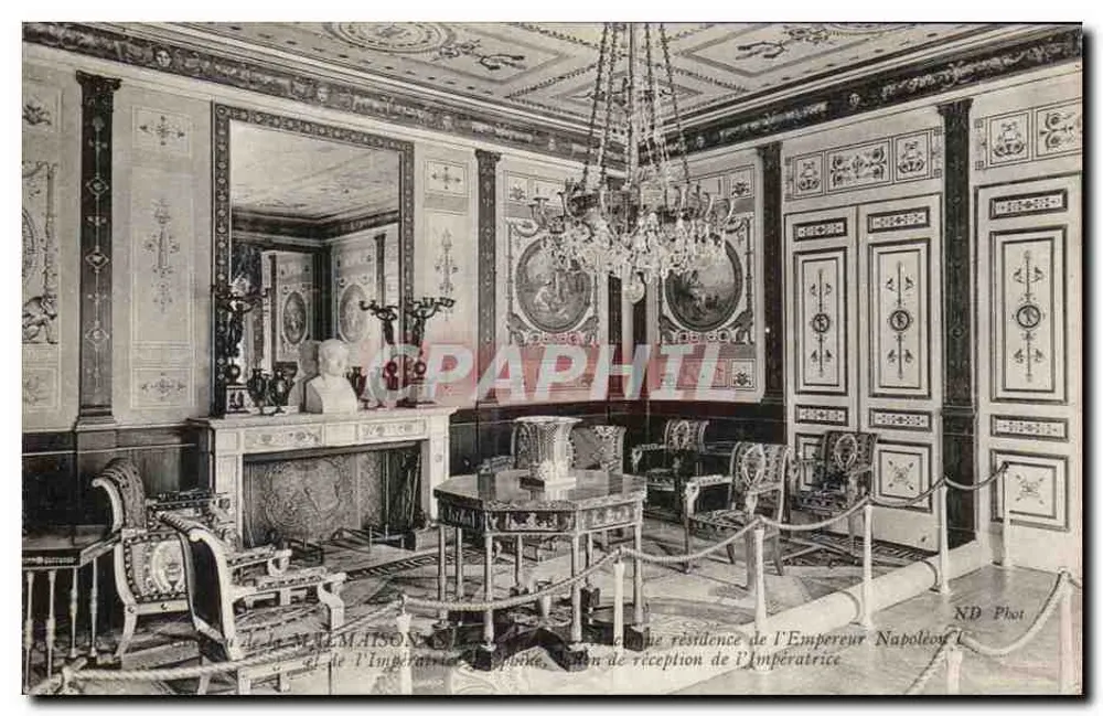 Empfangssaal der Kaiserin — Residenz des Kaisers Napoleon I. — ND Phot - Vorderseite