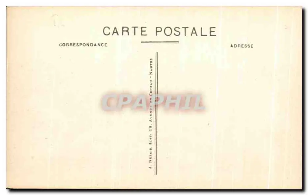 Calvarium von PONTCHATEAU — Jesus wird seiner Kleidung beraubt — J. Nozaïr, Verlag, Nantes - Rückseite