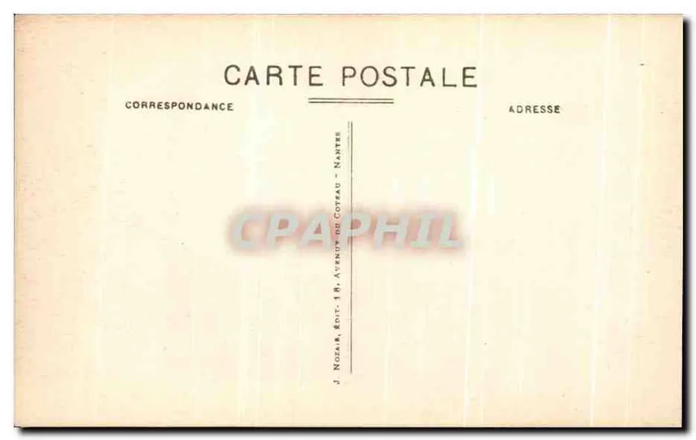 Calvarien von Pontchâteau (13. Station) - Jesus steigt von der Kreuz - J. Nozair, Verlag 18, Avenue du Coteau - Nantes - Rückseite