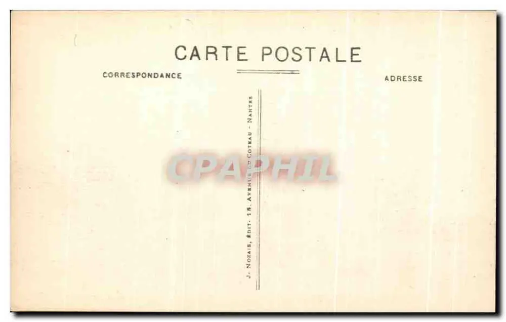 Kreuzgang von Pontchâteau (9. Station) — Jesus fällt zum dritten Mal — J. Nozaïre, Verlag - Rückseite