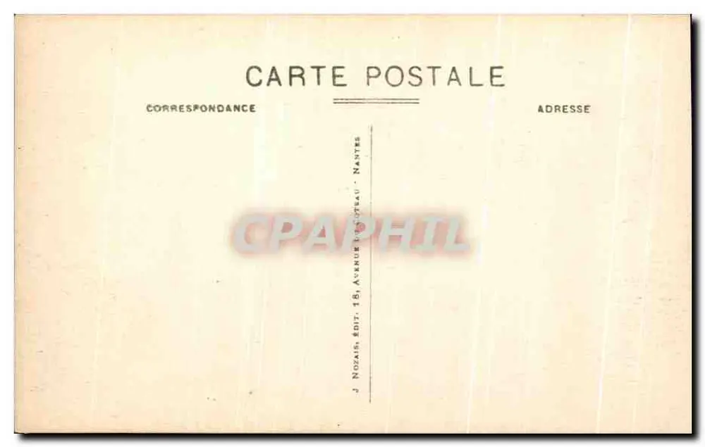 Kreuzigungshügel von Pontchateau - Jesus wird zum Tode verurteilt — J. Nozaïs, Verlag 18, Avenue Pontchateau, Nantes - Rückseite