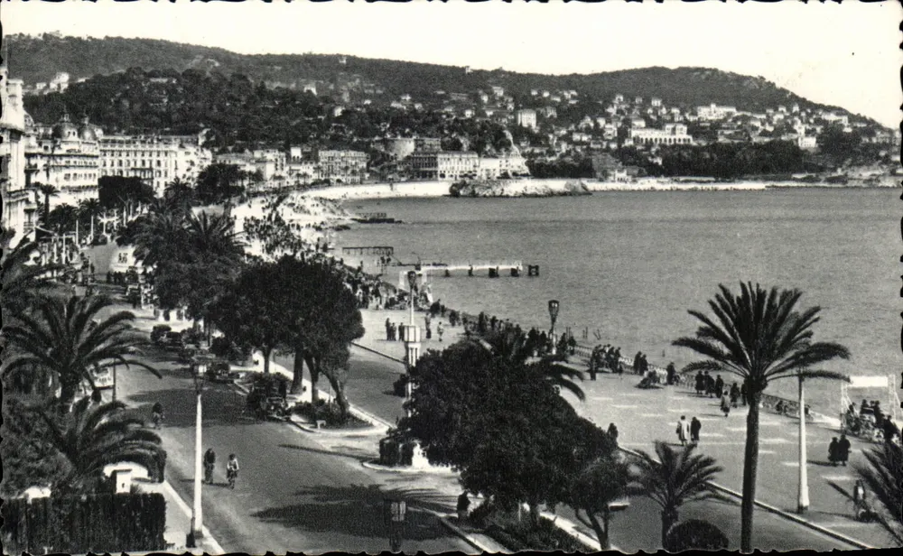 Nice — Le Mont Boron und die Promenade des Anglais — L. Gilletta & Cie, Serie 62 - Vorderseite