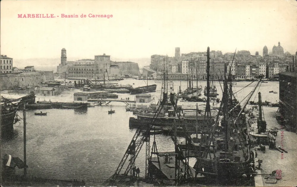 Marseille - Carenage-Hafen — Verleger Neille, Nr. 346 - Vorderseite