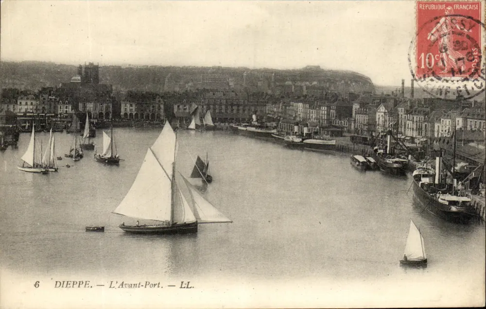Dieppe — L'Avant-Port — LL. - Anverso