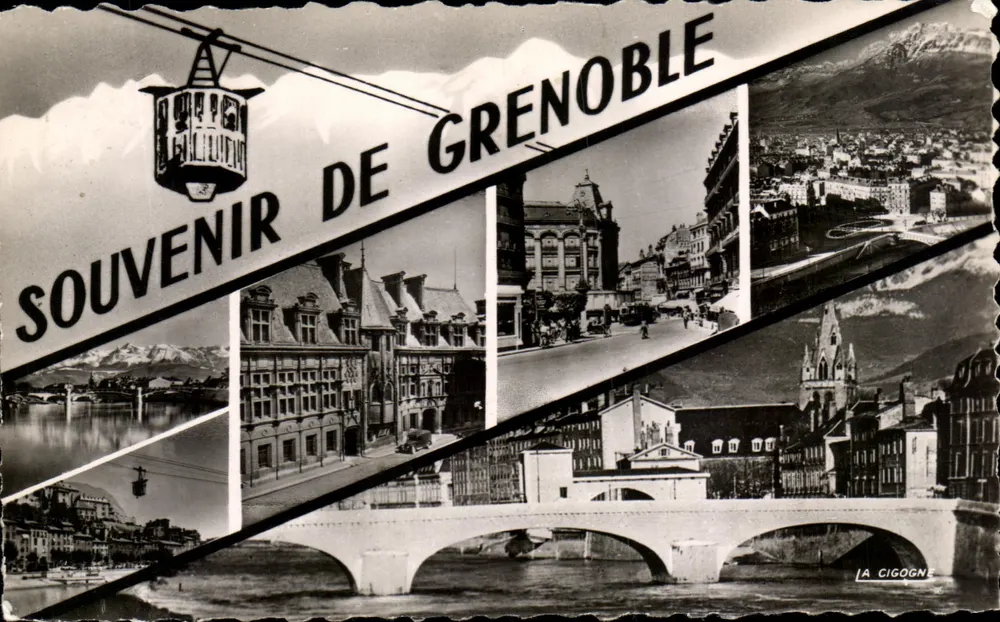 Grenoble — vista panorâmica e cidade — La Cigogne - Frente