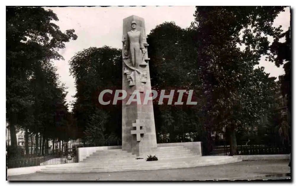 Denkmal für General Leclerc — Amiens (Somme) — von JOEL und Jean MARTEL - Vorderseite