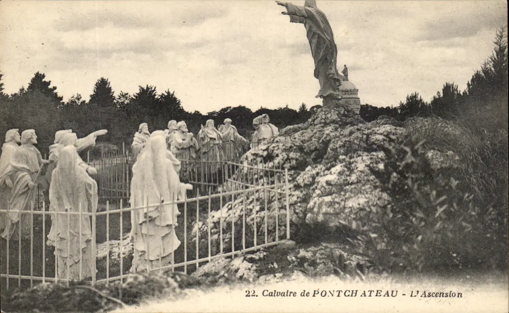 Calvaire de Pontchâteau — A Ascensão — J. Nozats, Nantes - Frente