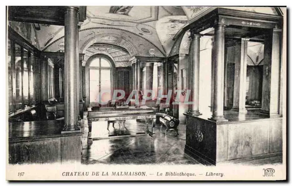 Castelo de La Malmaison — A Biblioteca — Library - Frente