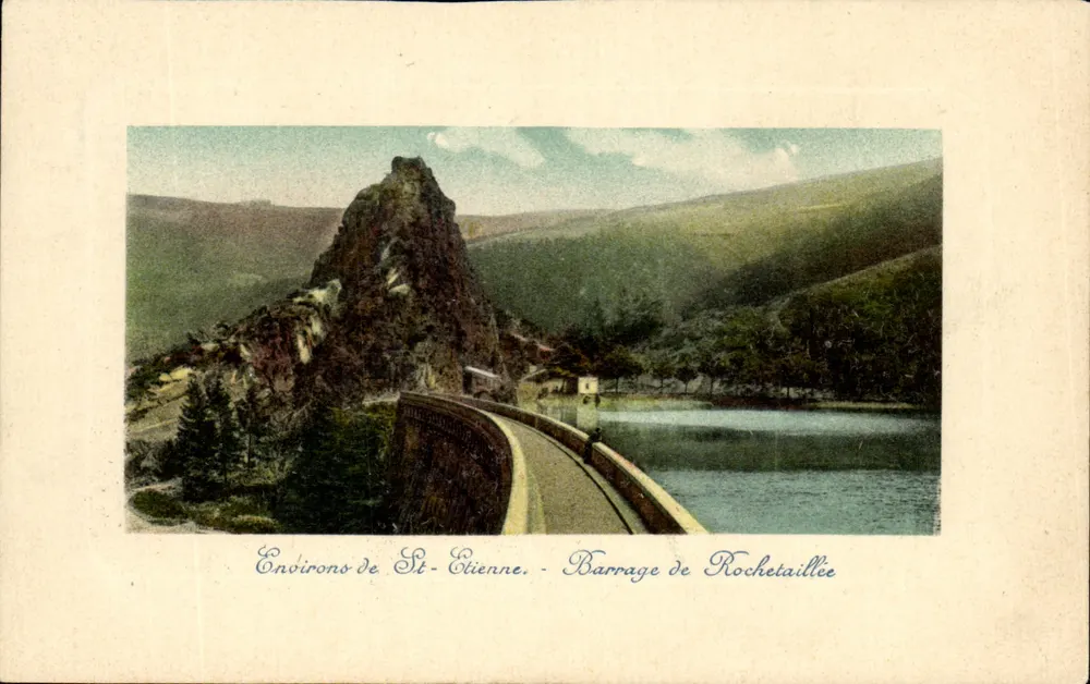 Arredores de St-Étienne - Barragem de Rochetaillée - Frente