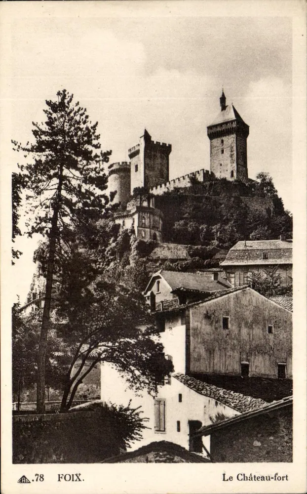 Foix — Zamek-fort - Awers